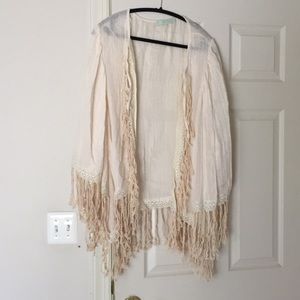Haute Society Fringed Cardigan